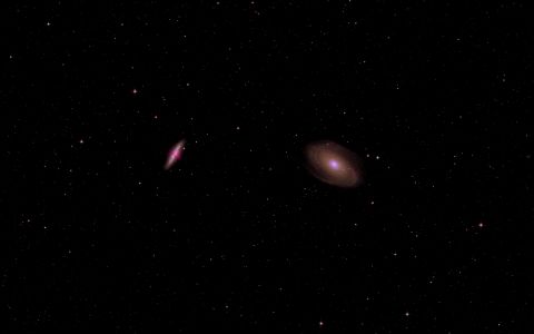 Bodes Galaxie(M81) und Zigarren Galaxie (M82)